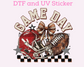 Green Man Squad Red DTF TRANSFER or UV DTF STICKER