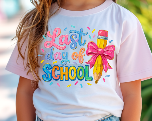 Last Day of School Girl DTF TRANSFER
