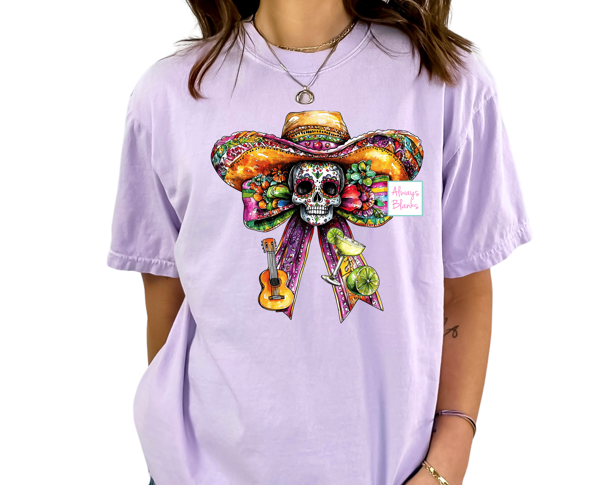 Cinco De Mayo Day of the Dead Skull DTF TRANSFER or UV DTF STICKER