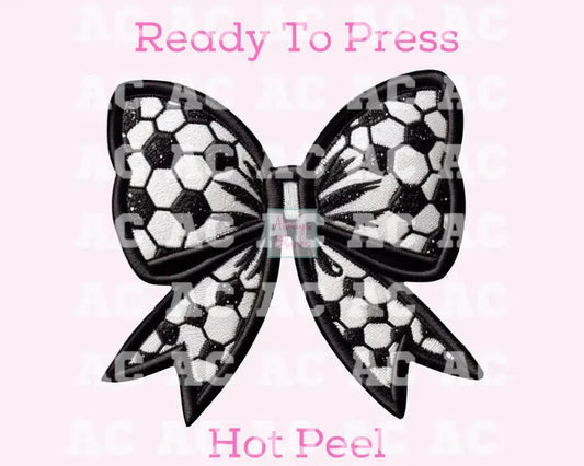 Soccer Bow Dtf Transfer