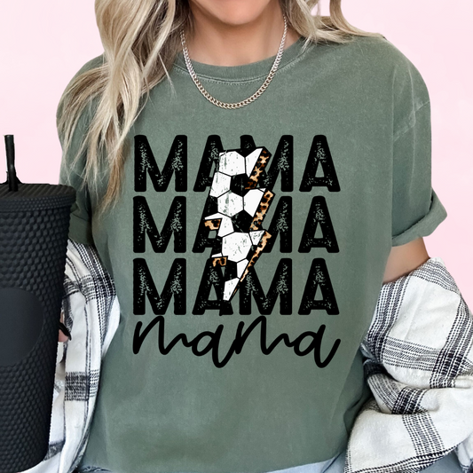 Soccer Mama (Distressed) Soccer Mom DTF TRANSFER or UV DTF STICKER DECAL