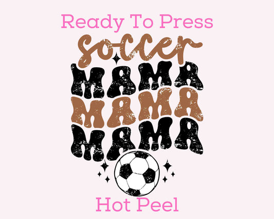 Boho Soccer Mama DTF TRANSFER or UV DTF STICKER DECAL