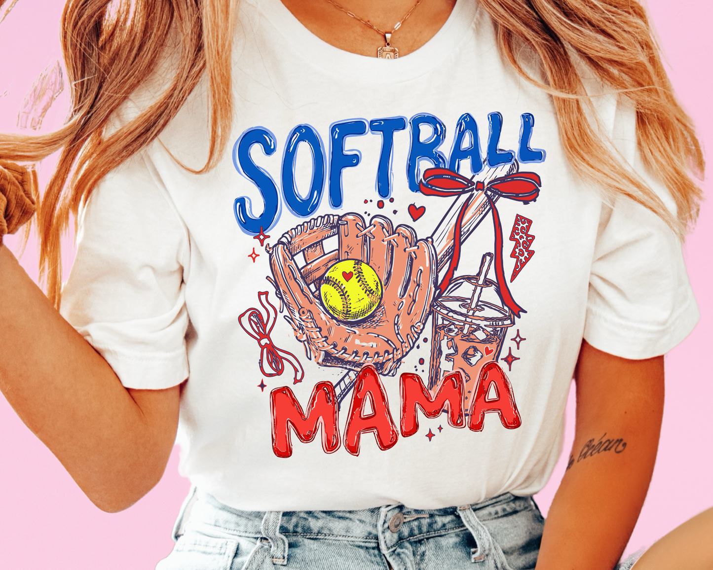 Softball Mama DTF TRANSFER