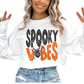 Faux Sequins Spider Spooky Vibes Halloween DTF TRANSFER or UV DTF STICKER