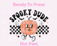 Spooky Pumpkin Dude  DTF TRANSFER