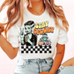 Stay Spooky Frankenstein Bride Coffee Halloween DTF TRANSFER or UV DTF STICKER DECAL