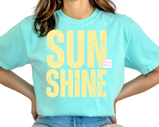 Sun Shine Distressed DTF TRANSFER