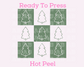 Christmas Tree Checkers (Distressed) Christmas DTF TRANSFER