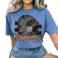 Checkered Warriors Faux Embroidery School Mascot DTF TRANSFER or UV DTF STICKER
