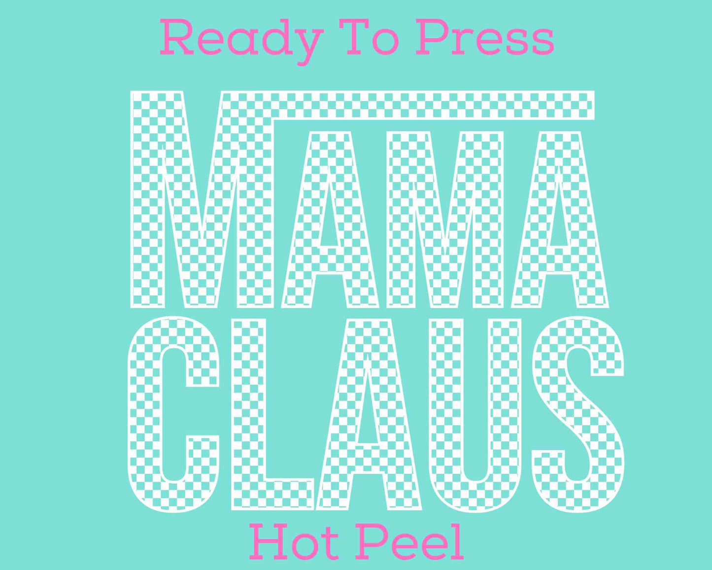 Van's Mama Claus (White) DTF TRANSFER or UV DTF STICKER