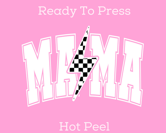 Varsity Mama (White) Mom DTF TRANSFER or UV DTF STICKER DECAL