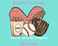 Take Me Out To The Ballgame Distressed (White) Baseball DTF TRANSFER or UV DTF STICKER