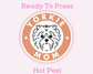 Yorkie Dog Mom DTF TRANSFER or UV DTF STICKER DECAL